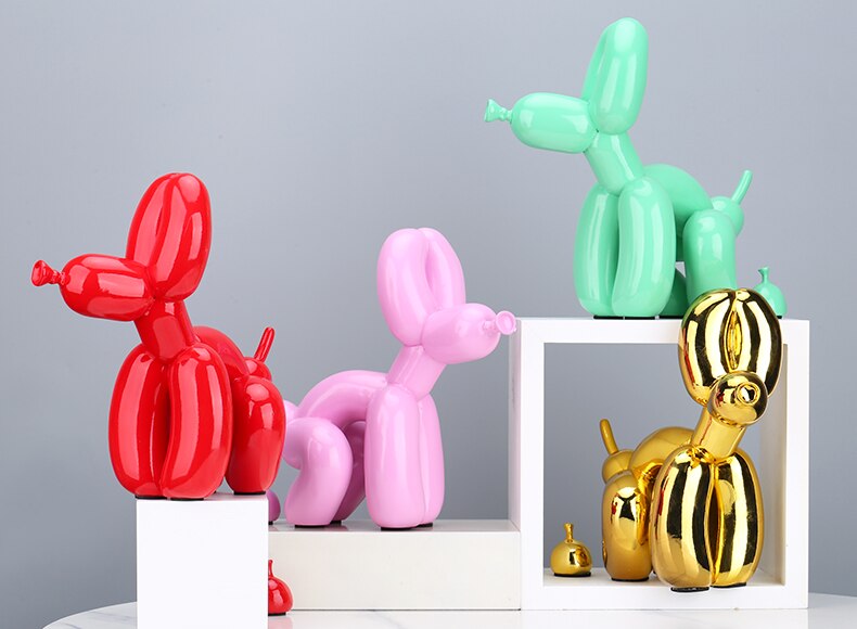 Escultura Para Sala Poop Balloon Dog - PrimorDecor