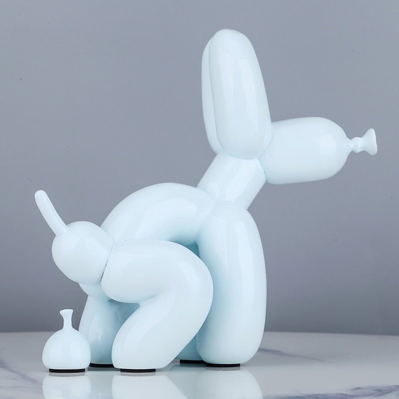 Escultura Para Sala Poop Balloon Dog - PrimorDecor