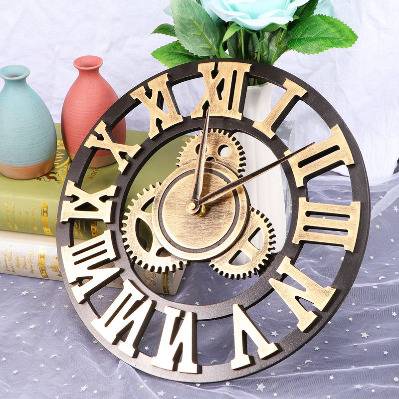 Relógio De Parede Decorativo Engrenagens Industriais - PrimorDecor