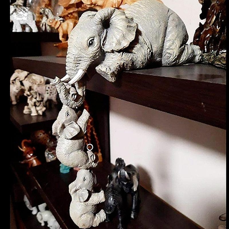 Escultura 3 Elefantes - PrimorDecor