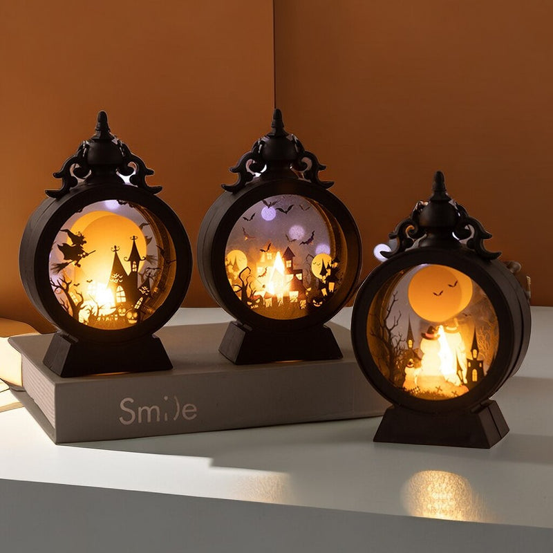 Luminária de Mesa Decorativa Lanterna Halloween - PrimorDecor