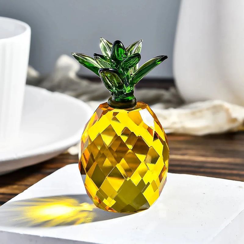Abacaxi de Crystal Decorativo
