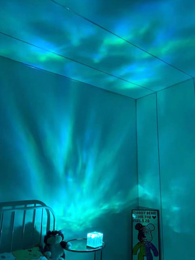 Luminária de LED WaveCube: O Oceano na Sua Parede