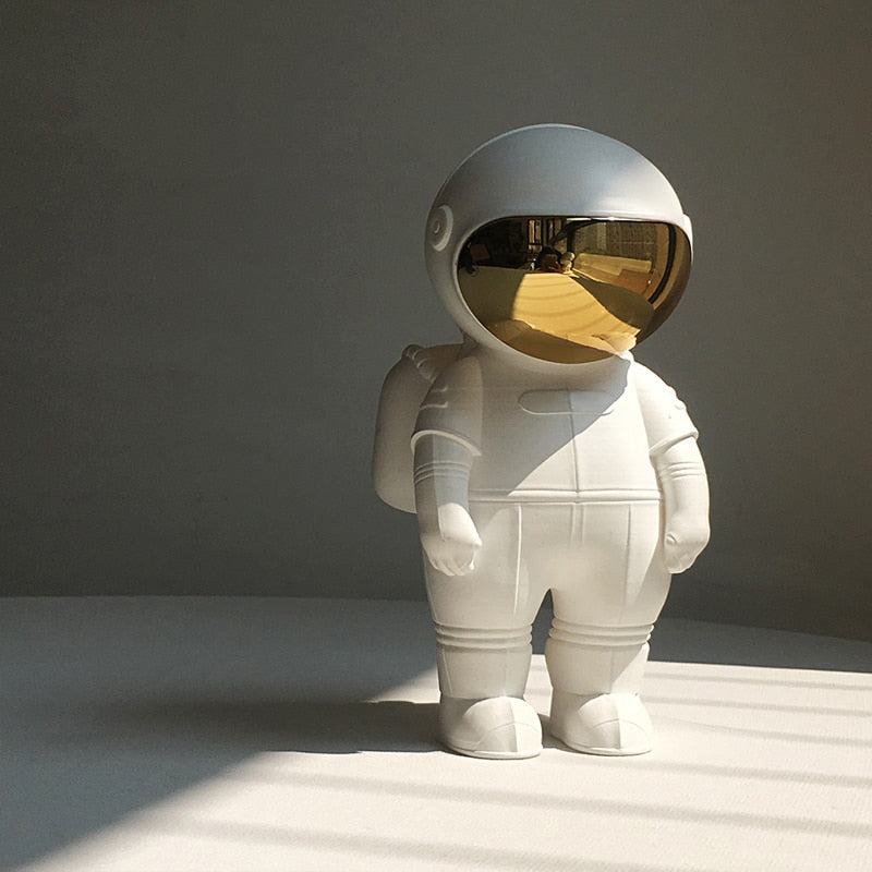 Escultura Decorativa Astronauta Reflexivo - PrimorDecor